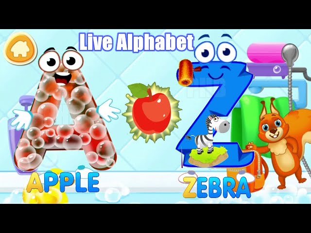 Save Numbers A to Z - Live Letters Preschool Learning