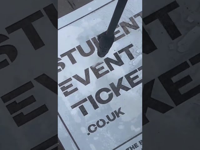 Have you spotted Student Event Tickets on the streets of London? 👀