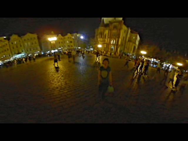 Prague Old Town Center at Night