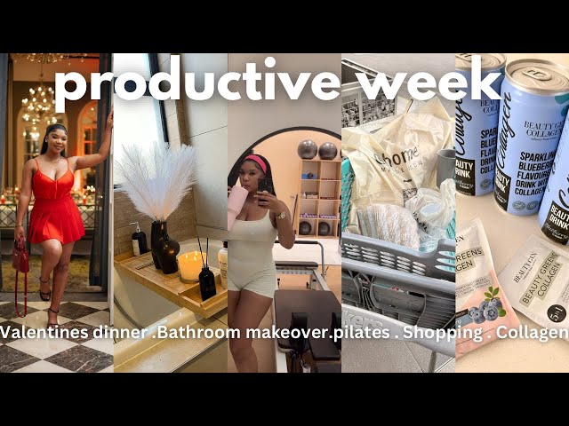 PRODUCTIVE WEEK IN MY LIFE , HOME SHOPPING, BATHROOM MAKEOVER , PILATES FOR THE FIRST TIME #vlog