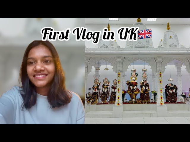 First Vlog In UK🇬🇧as an International Student||