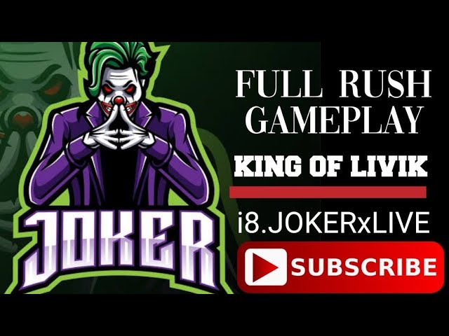 FULL RUSH GAMEPLAY IN LIVIK KING OF LIVIK. JOKER