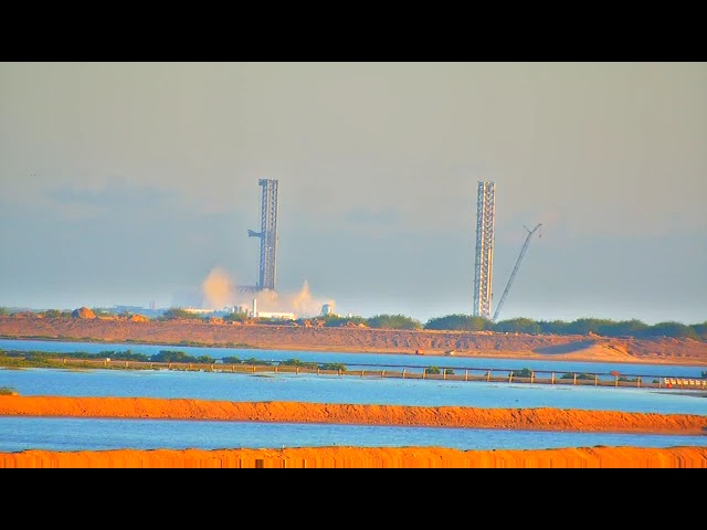 Starship Pad A Water Deluge Test - November 11, 2024