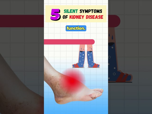 5 Silent Symptoms of Kidney Disease | Chronic Kidney Disease | CKD #shortsfeed #kidney #health