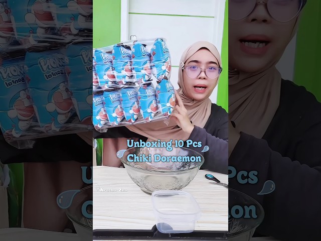 Sesuai request kali ini unboxing yang doraemon | #unboxingvideo #chikiberhadiah #trending #shorts