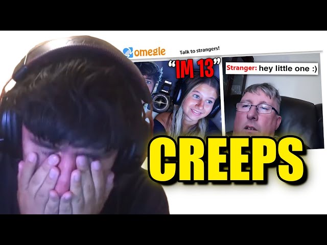 *REACTING* to CREEPS on OMEGLE