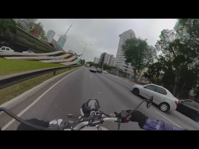 Triumph Street Scrambler - Corredor Norte-Sul #GoProFusion360