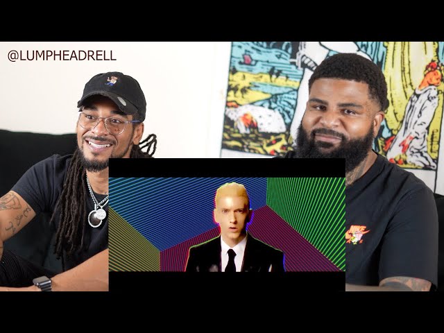 RAPPERS REACTION Eminem RAP GOD | EMINEM DA GOAT ?