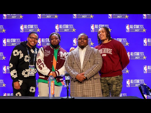 Morehouse Journalism Program Students at the 2024 NBA All-Star Weekend