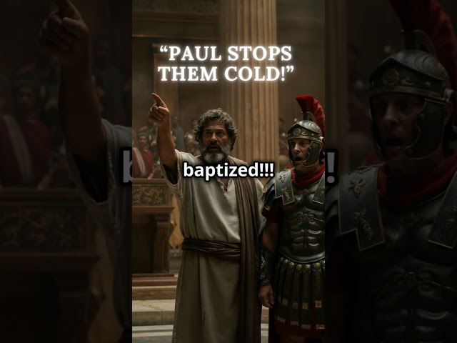 Bible Acts 22 EXPOSED - Pauls Defense That Shocked the Roman Guards! #bible #biblestudy #shorts