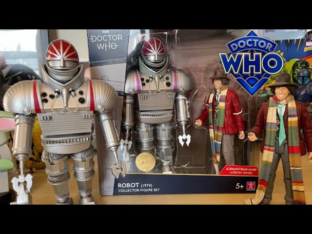 Doctor Who B&M Exclusive Fourth Doctor & K1 Giant Robot figure set review