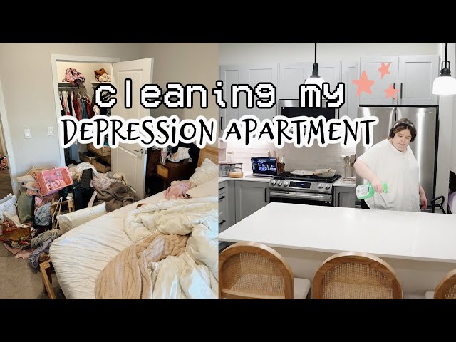 Cleaning My  ✨ Depression Apartment ✨