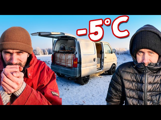 Winter Camping In Our DIY Van Conversion