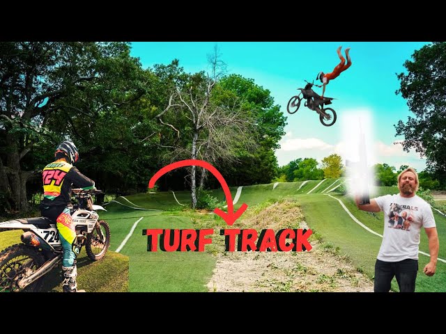 I Rode a Turf motocross track!! - VLOG #21