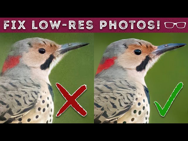 How to Fix Low-Res Photos