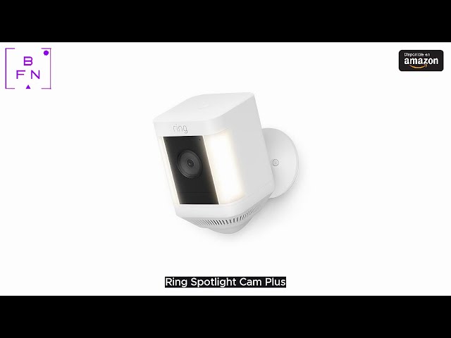 Ring Spotlight Cam Plus, Battery | Two-Way Talk, Color Night Vision, and Security Siren