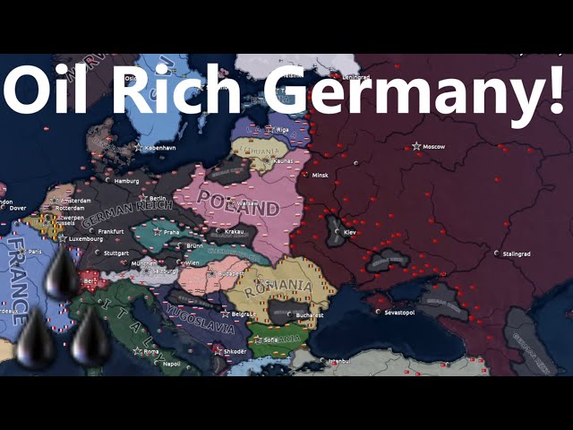 What IF Germany Had Every Province With Oil !? Hoi4 Timelapse