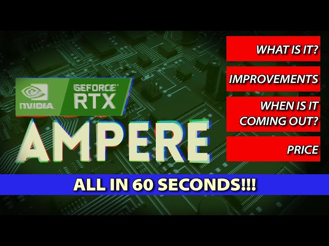 NVIDIA's Ampere 3000 Line - All the Latest News in 1 Minute