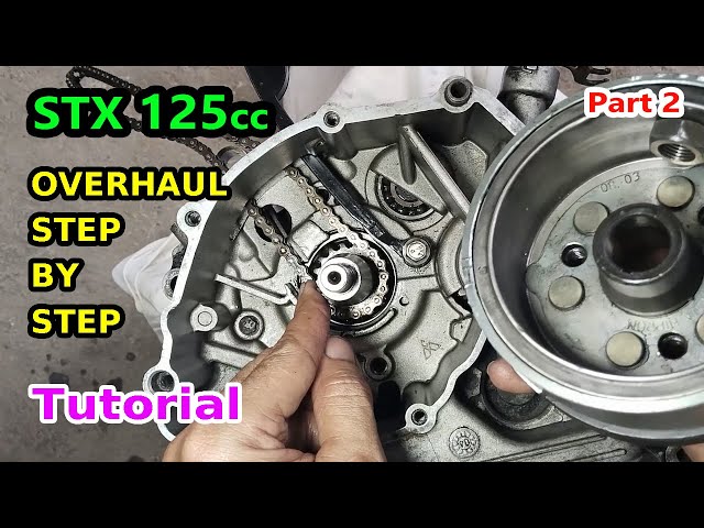 Engine Overhaul 02 - Magneto Side - Yamaha Motorcycle STX 125 Rebuild Refresh Restore #motorcycle