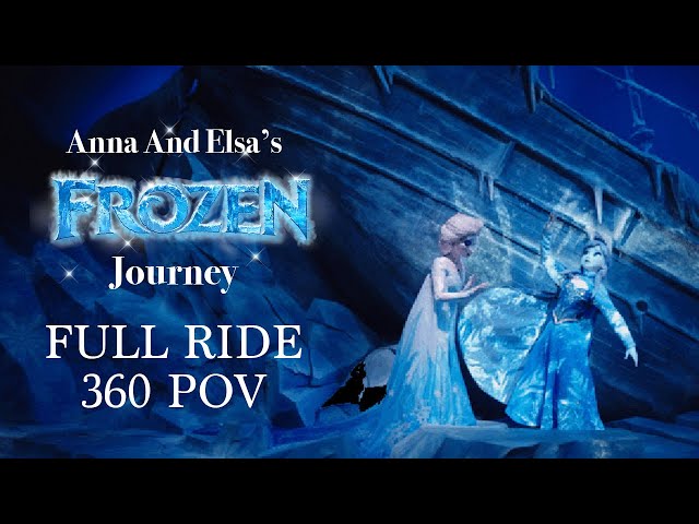 Anna And Elsa’s Frozen Journey | 360 VR POV ride Though | Fantasy Springs | Tokyo DisneySea