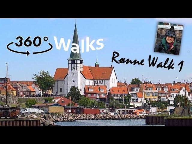 360 video walking tours I Rønne Town Walk 1 I Bornholm Denmark