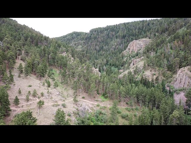 Drone footage outside Casper Wyoming