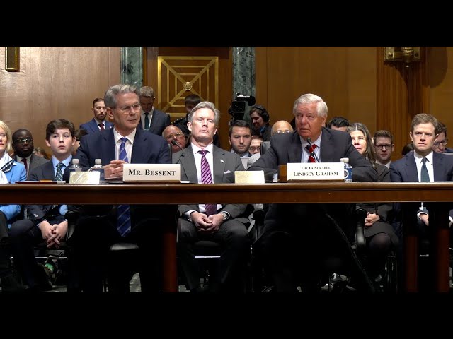 Graham Introduces Scott Bessent at Senate Nomination Hearing to be U.S. Secretary of the Treasury