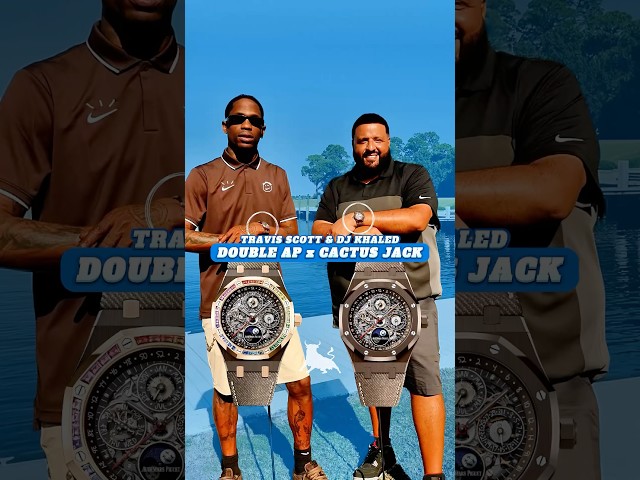 Travis Scott e Dj Khaled de Audemars Piguet Cactus Jack 🤩 |  #watch #shorts #audemarspiguet