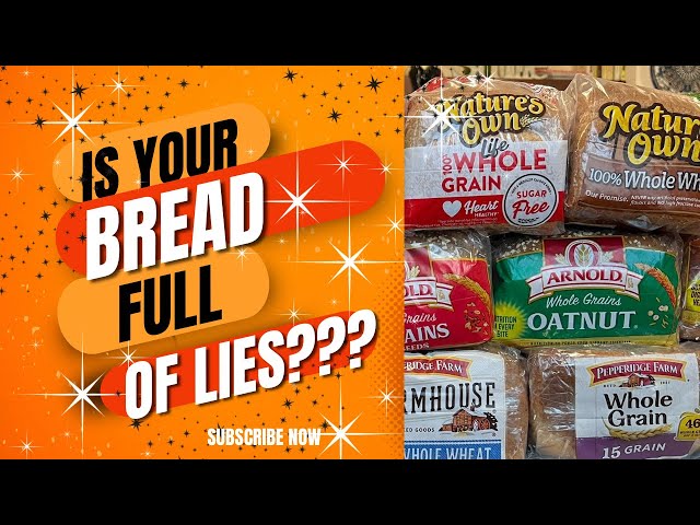 Bread Exposed: What They’re Hiding In Your Loaf! #bread #toxicingredients #whitebread #wheatbread