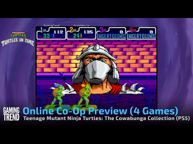 TMNT: The Cowabunga Collection - Online Co-Op Preview (All 4 Online Games)