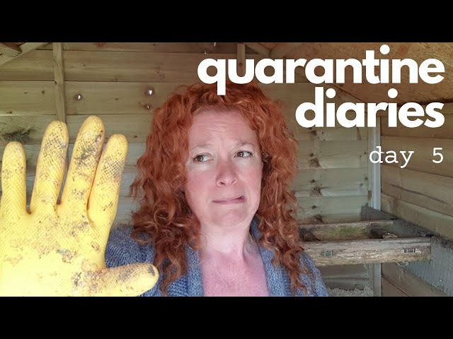 Quarantine Diaries Vlog Day 5: Fencing Rhubarb | Withy Hurdles | Yet More Chicken Poop | Farm Life 🌞