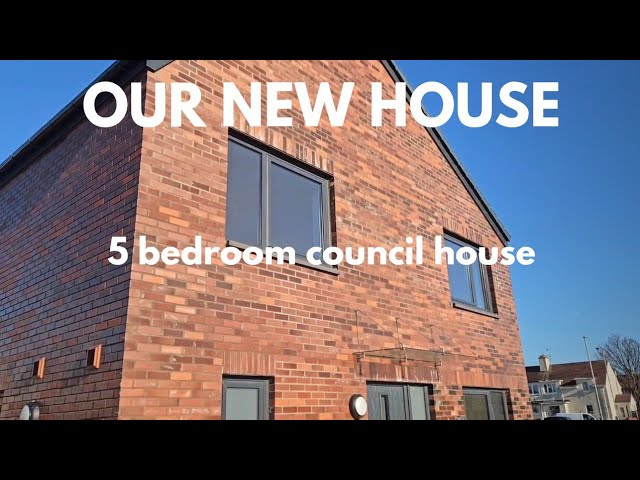 Our new home. 5 bedroom new build council house tour.