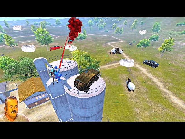 Tower Camping IQ 1000 😱😱 PUBG MOBILE FUNNY MOMENTS 😂