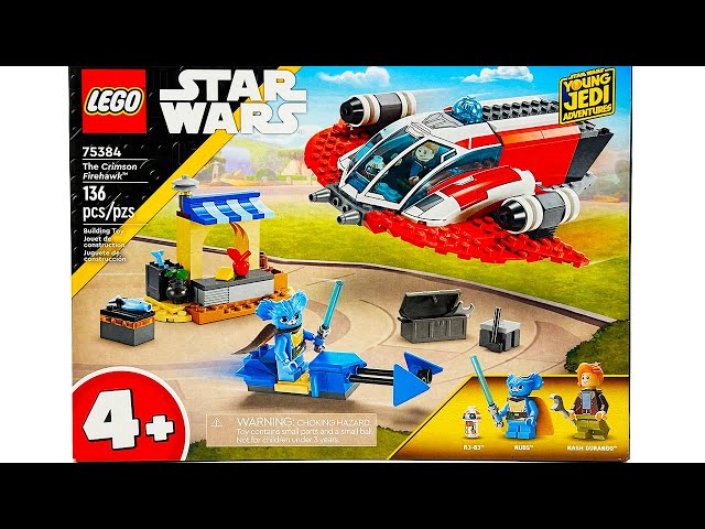 LEGO Star Wars 4+ The Crimson Firehawk (75384) Review!