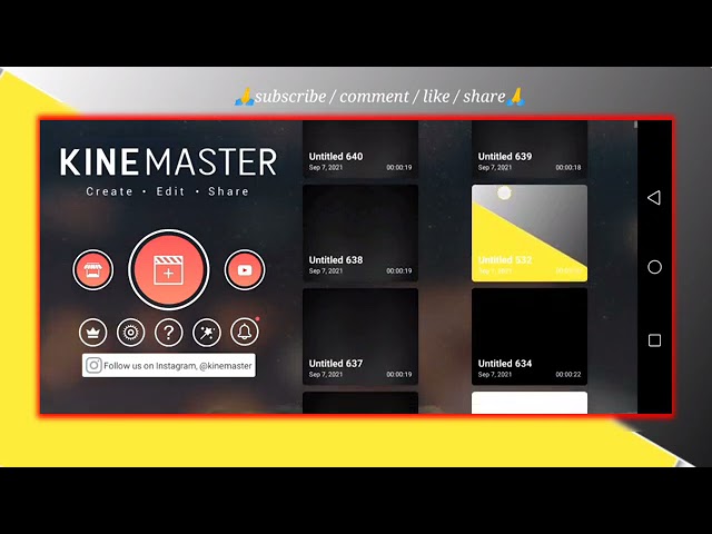 kinemaster editing video