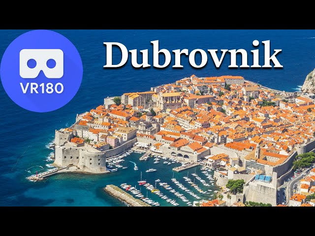 8K VR180 - Dubrovnik, the pearl of the Mediterranean