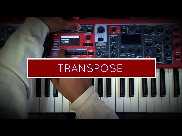 Nord Stage 3 - Transpose Button