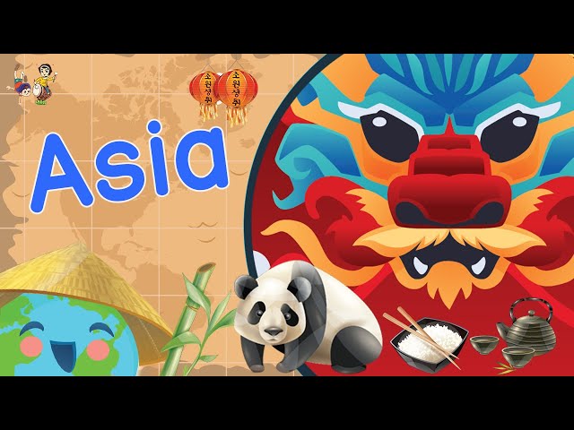 Asia for Kids Video (Educational Video for Kids)