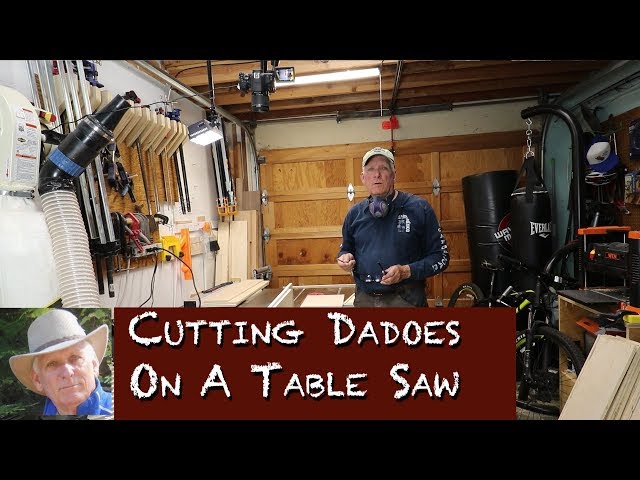 Cutting Dadoes and Rabbets on A Table Saw with a Dado Stack