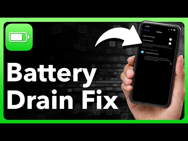 iOS 18.3 - A BIG Fix To Your iPhone Battery Drain