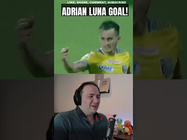 🇧🇷 🇮🇳 Brazilian reacts to Kerala Blasters FC 2-1 Bengaluru FC - Adrian Luna's Goal #isl2024