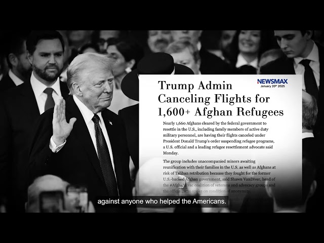 Trump CANCELS Flights for Afghan Allies—Breaking America’s Promise to Those Who Served #TakeThemToo