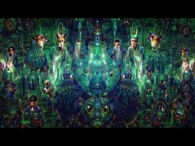 Space Deep Dream 360 Video Animation