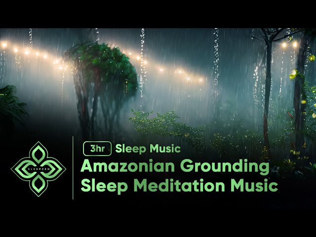 Relaxing music for stress relief Amazonian Grounding Sleep Meditation | with Ai Visuals