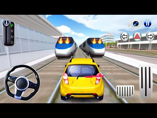 ✅2X Bullet Train VS Car Crash Race Driving - 3D Driving Class Simulator - Android Gameplay