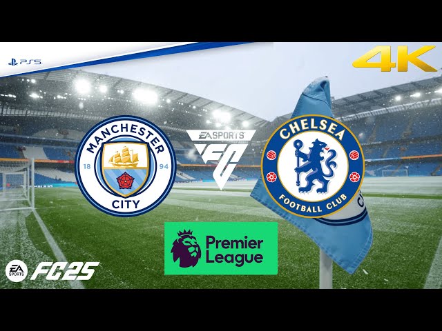 Manchester City vs Chelsea | Premier League | EA FC 25 | PS5™ 4K HD