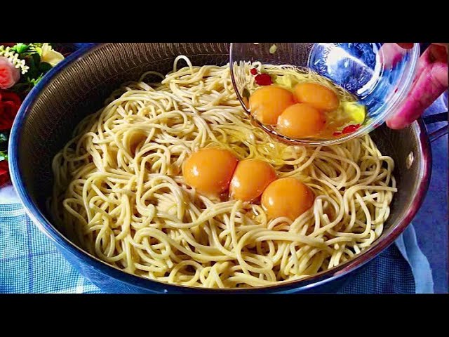 The best spaghetti and eggs you’ve ever had! A simple family recipe!