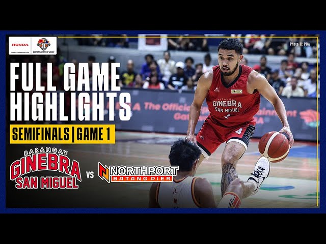 BRGY. GINEBRA vs. NORTHPORT SEMIS G1 | FULL GAME HIGHLIGHTS | PBA SEASON 49 COMMISSIONER'S CUP