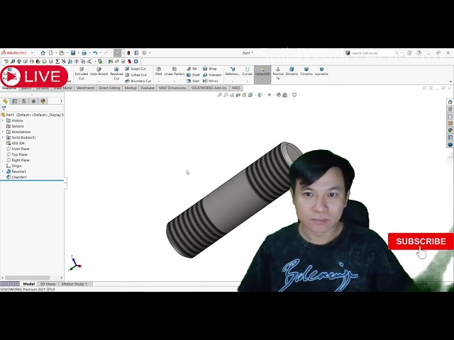 THIẾT KẾ VÀ LẮP RÁP VAN CHẶN TRONG SOLIDWORKS PHẦN 19