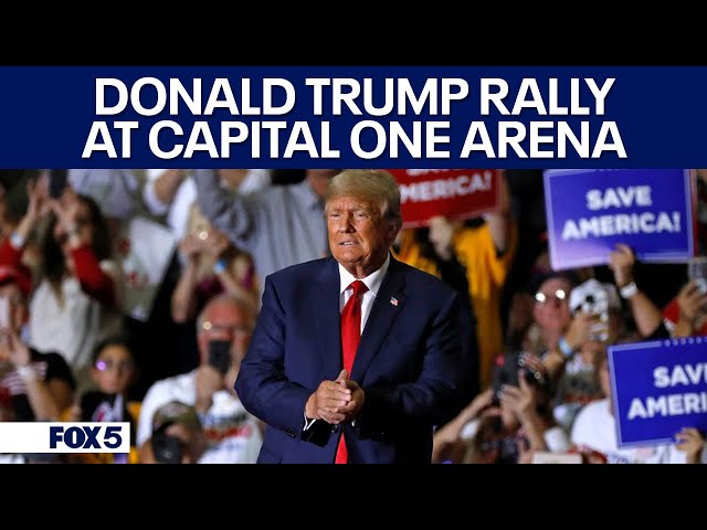 Trump rally at Capital One Arena | Live from Washington, D.C.